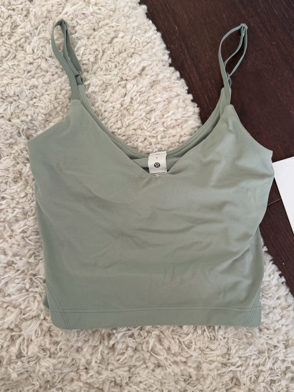 Lululemon Palm Court Align Cropped Cami Tank